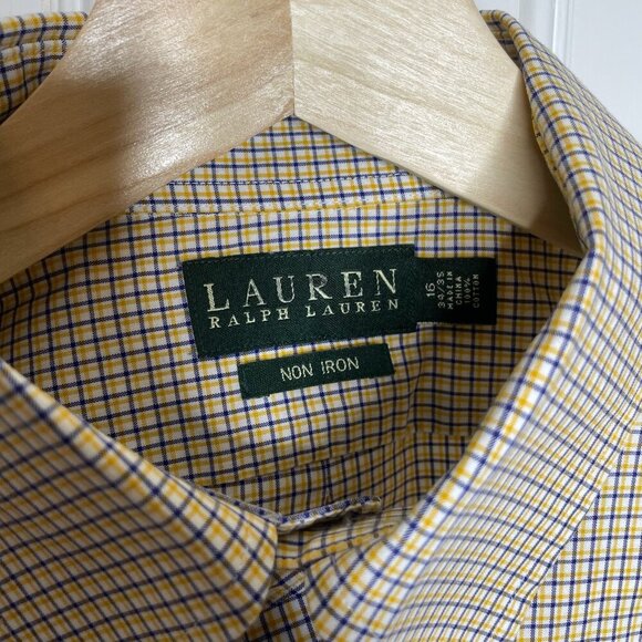 Lauren Ralph Lauren Dress Shirt Size 16 34/25 - Picture 3 of 4